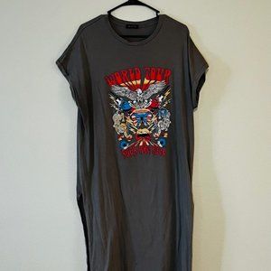 Graphic Tee Style Dress